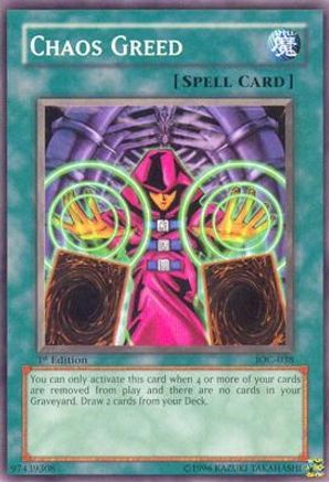 Chaos Greed (IOC-038) - Invasion of Chaos Unlimited