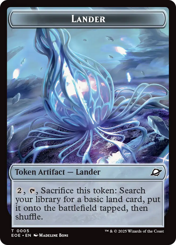 Drone // Lander (0005) Doubled-Sided Token (EOE-3 // 5) - Edge of Eternities
