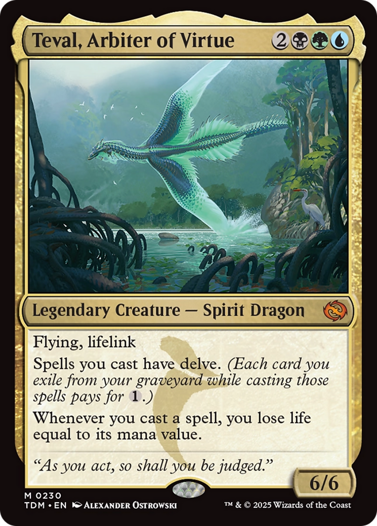 Teval, Arbiter of Virtue [Tarkir: Dragonstorm] | The CG Realm