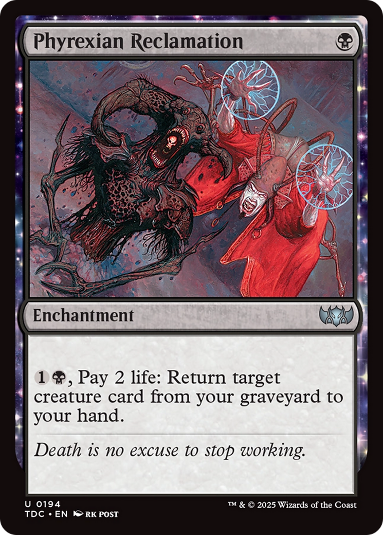 Phyrexian Reclamation [Tarkir: Dragonstorm Commander] | The CG Realm