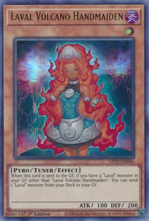 Laval Volcano Handmaiden (GFTP-EN046) - Ghosts From the Past 1st Edition