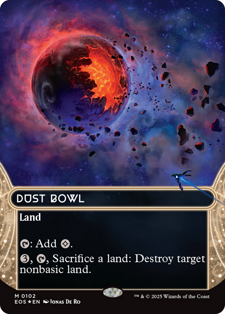 Dust Bowl (0102) (Borderless) (Galaxy Foil) [Edge of Eternities: Stellar Sights] | The CG Realm
