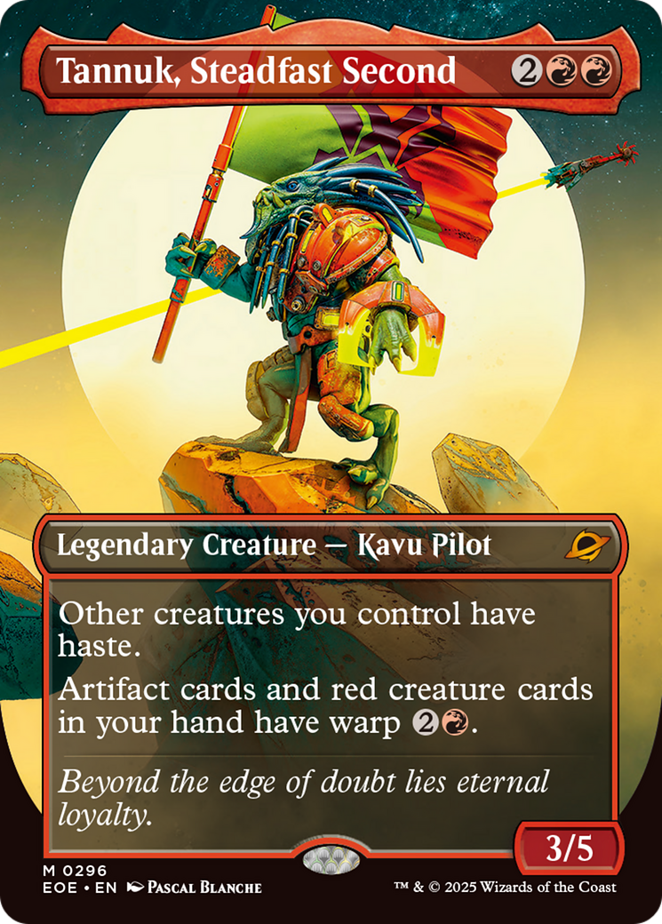 Tannuk, Steadfast Second (Borderless) [Edge of Eternities] | The CG Realm