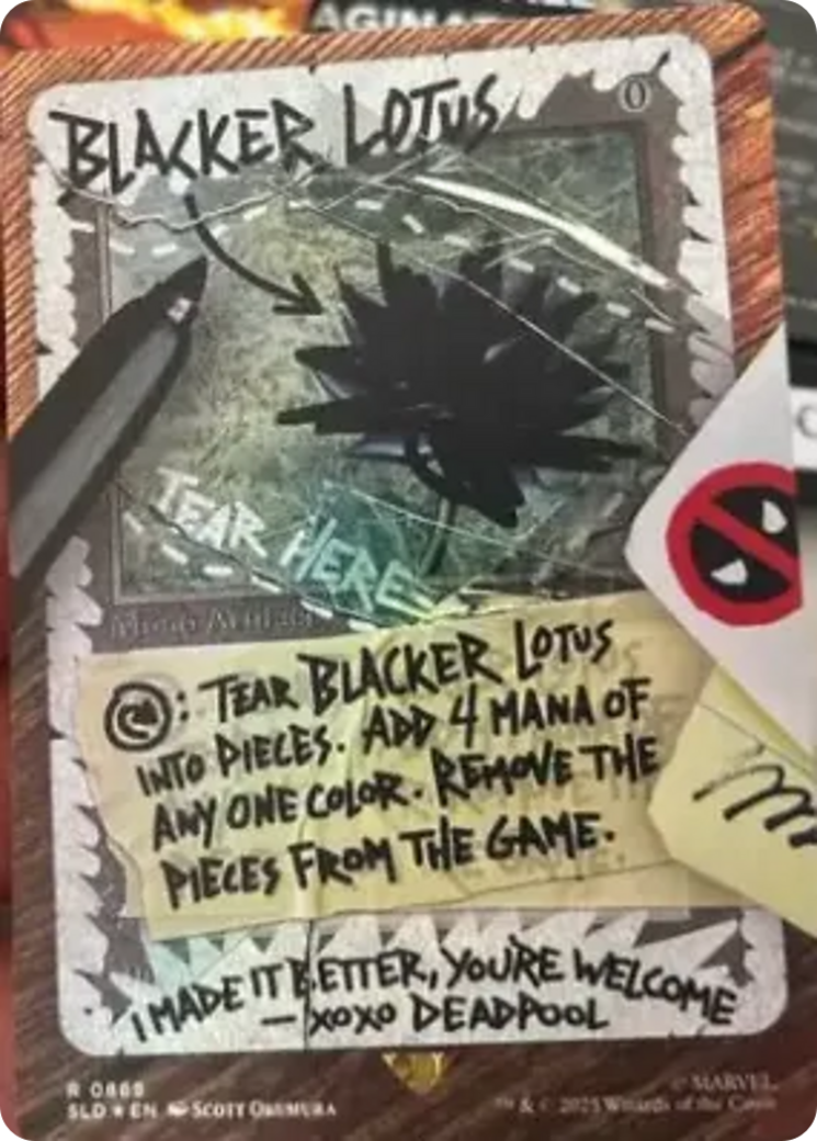 Blacker Lotus (Rainbow Foil) [Secret Lair Drop Series] | The CG Realm