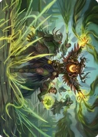 Witherbloom Command Art Card (ASSTX-045) - Art Series: Strixhaven