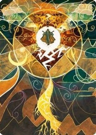 Lightning Bolt Art Card (ASSTX-076) - Art Series: Strixhaven