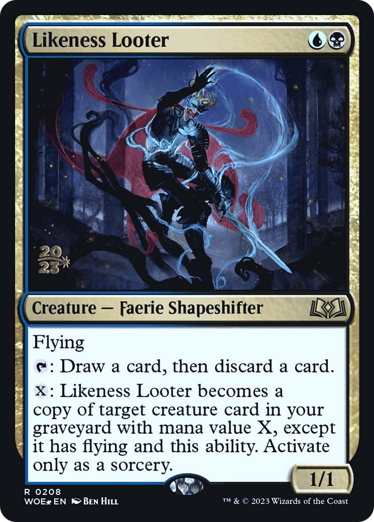 Likeness Looter (PRE-208) - Wilds of Eldraine Promos Foil