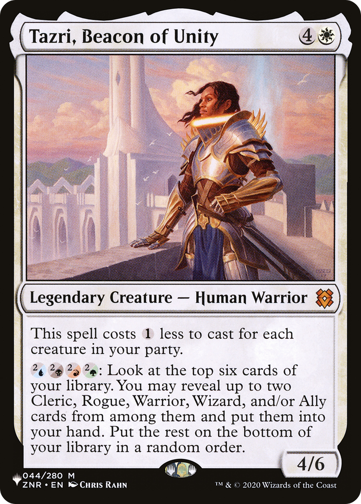 Tazri, Beacon of Unity (ZNR) [The List] | The CG Realm