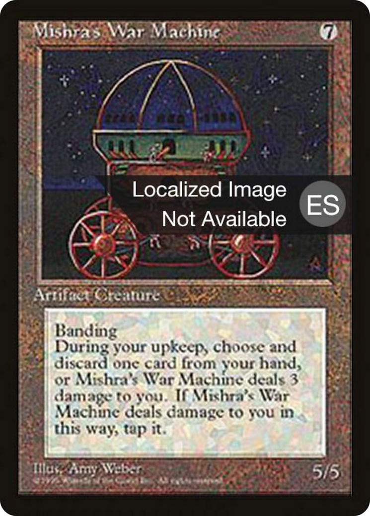 Mishra's War Machine (4BB-) - Fourth Edition Foreign Black Border