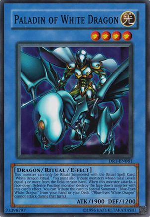 Paladin of White Dragon (DR1-EN081) - Dark Revelation Volume 1 Unlimited