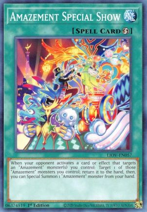 Amazement Special Show (LIOV-EN057) - Lightning Overdrive 1st Edition