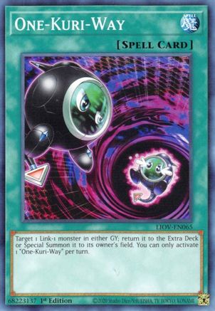 One-Kuri-Way (LIOV-EN065) - Lightning Overdrive 1st Edition