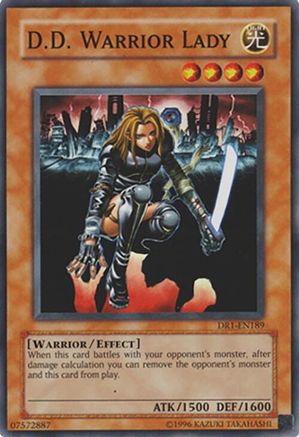D.D. Warrior Lady (DR1-EN189) - Dark Revelation Volume 1 Unlimited