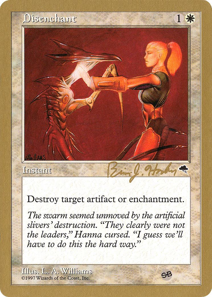 Disenchant - 1998 Brian Hacker (TMP) (SB) (WCD-) - World Championship Decks 1998