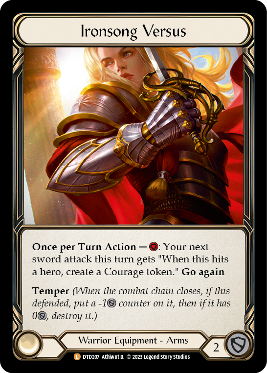 Ironsong Versus [DTD207] (Dusk Till Dawn)  Cold Foil | The CG Realm