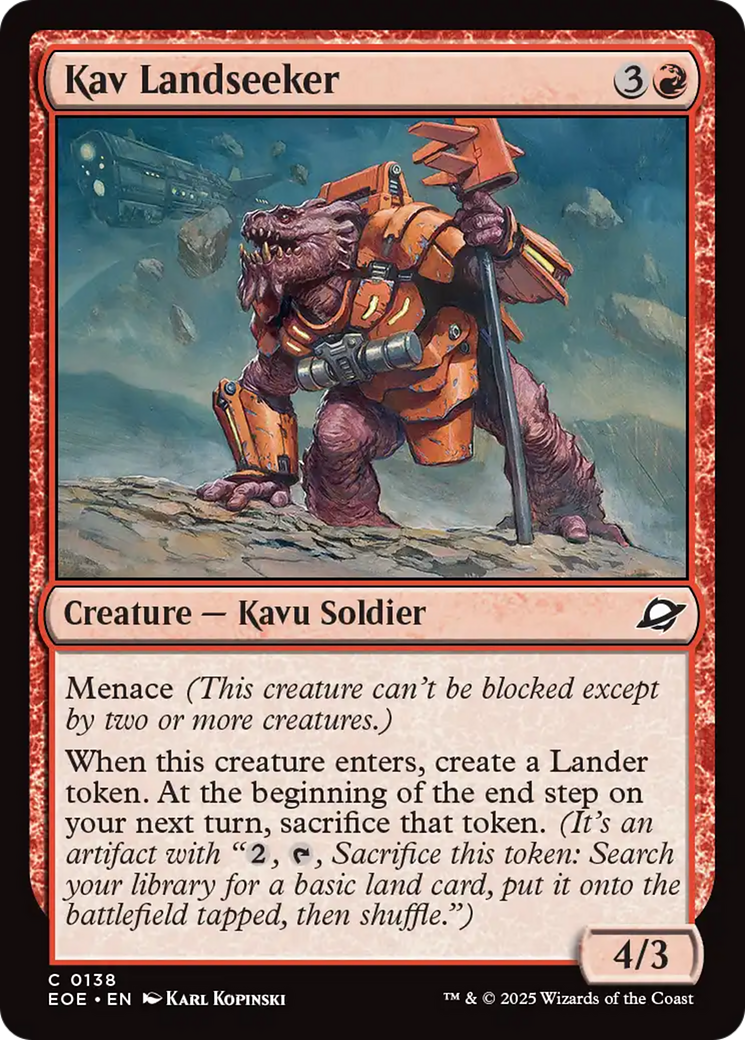 Kav Landseeker [Edge of Eternities] | The CG Realm