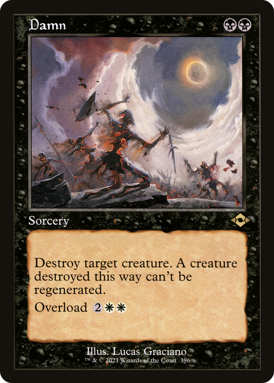 Damn (Retro Frame) (MH2-396) - Modern Horizons 2 Foil