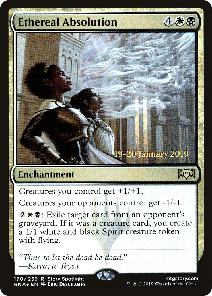 Ethereal Absolution (PRE-170S) - Ravnica Allegiance Promos Foil