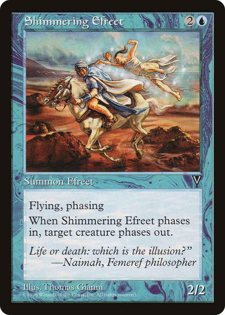 Shimmering Efreet (VIS-) - Visions