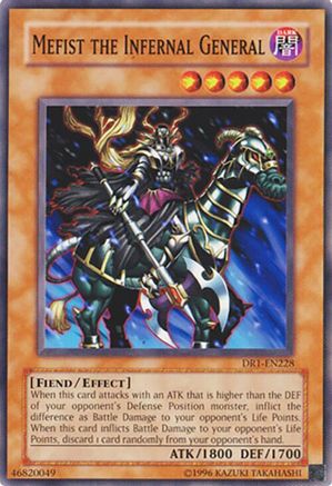Mefist the Infernal General (DR1-EN228) - Dark Revelation Volume 1 Unlimited