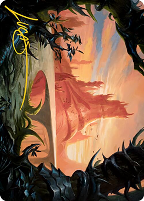 Slagwoods Bridge Art Card (Gold-Stamped Signature) [Modern Horizons 2 Art Series] | The CG Realm