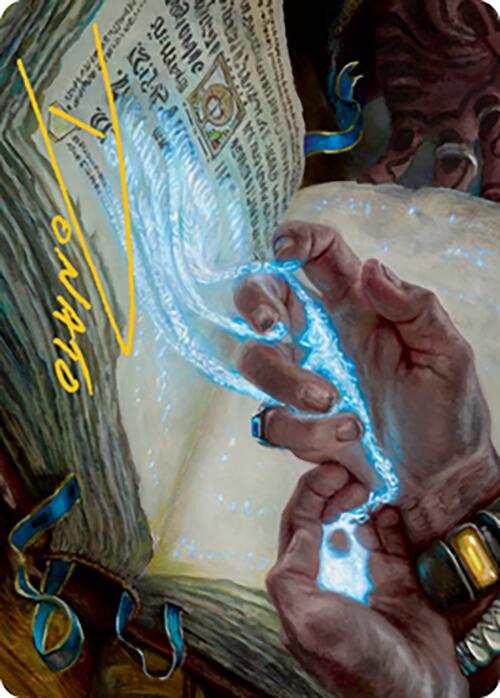 Mystic Redaction Art Card (Gold-Stamped Signature) [Modern Horizons 2 Art Series] | The CG Realm