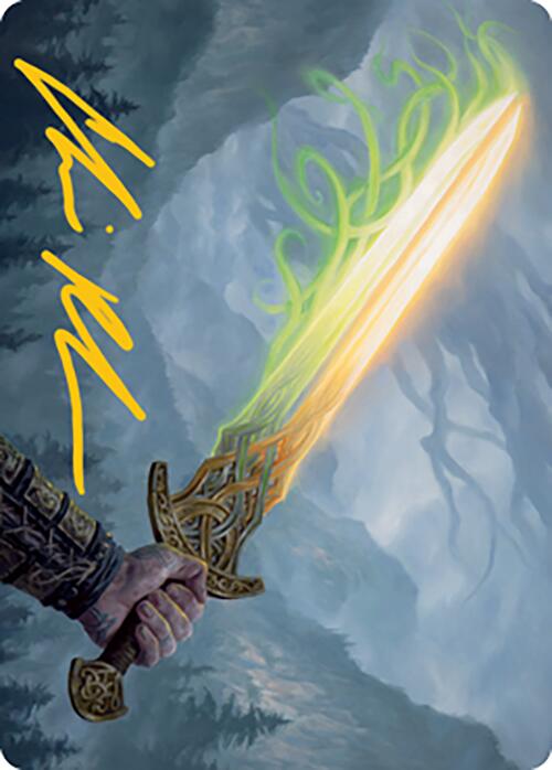 Sword of Hearth and Home Art Card (Gold-Stamped Signature) [Modern Horizons 2 Art Series] | The CG Realm