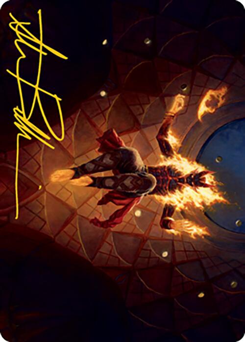 Yusri, Fortune's Flame Art Card (Gold-Stamped Signature) [Modern Horizons 2 Art Series] | The CG Realm