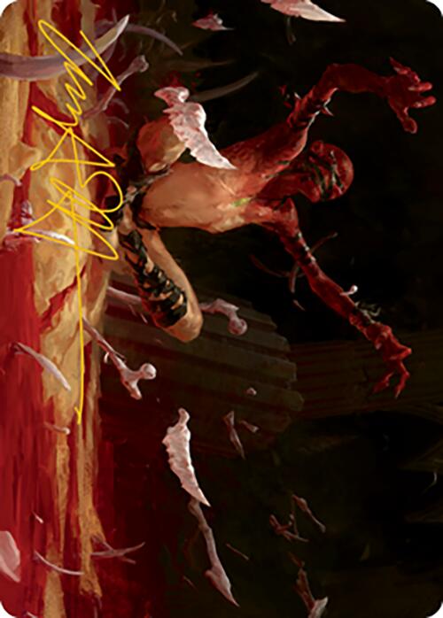 Bone Shards Art Card (Gold-Stamped Signature) [Modern Horizons 2 Art Series] | The CG Realm