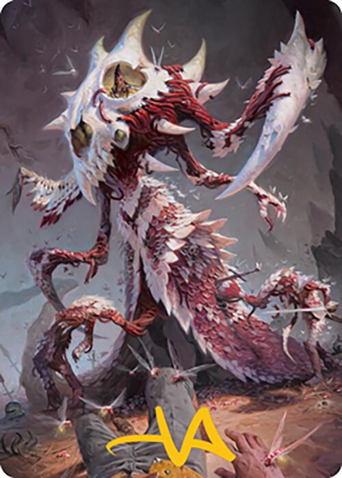 Grist, the Hunger Tide Art Card (56) (Gold-Stamped Signature) [Modern Horizons 2 Art Series] | The CG Realm