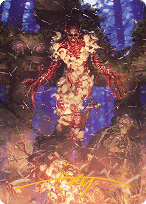 Grist, the Hunger Tide Art Card (55) (Gold-Stamped Signature) [Modern Horizons 2 Art Series] | The CG Realm