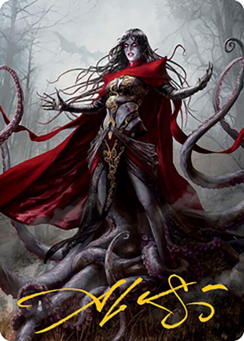 Geyadrone Dihada Art Card (53) (Gold-Stamped Signature) [Modern Horizons 2 Art Series] | The CG Realm