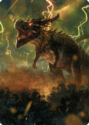 Thrasta, Tempest's Roar Art Card (42/81) (ASMH2-042) - Art Series: Modern Horizons 2