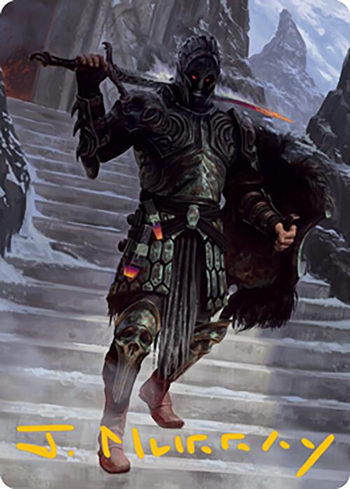 Dakkon, Shadow Slayer Art Card (49) (Gold-Stamped Signature) [Modern Horizons 2 Art Series] | The CG Realm
