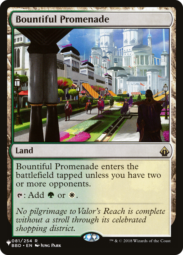 Bountiful Promenade [The List] | The CG Realm