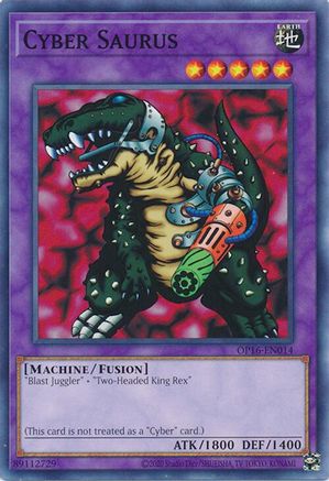 Cyber Saurus (OP16-EN014) - OTS Tournament Pack 16 Unlimited