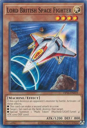 Lord British Space Fighter (OP16-EN019) - OTS Tournament Pack 16 Unlimited