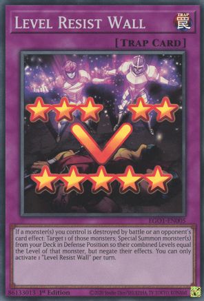 Level Resist Wall (EGO1-EN005) - Egyptian God Deck: Obelisk the Tormentor Unlimited