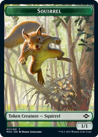 Squirrel // Timeless Witness Double-Sided Token (MH2-11 // 5) - Modern Horizons 2 Foil