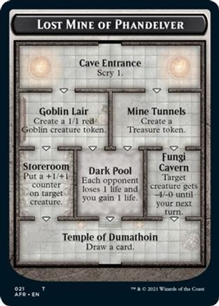 Lost Mine of Phandelver // Skeleton Double-Sided Token (AFR-21 // 6) - Adventures in the Forgotten Realms Foil