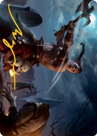 Critical Hit Art Card (Gold-Stamped Signature) (ASAFR-038) - Art Series: Adventures in the Forgotten Realms
