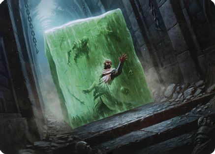 Gelatinous Cube Art Card (ASAFR-007) - Art Series: Adventures in the Forgotten Realms