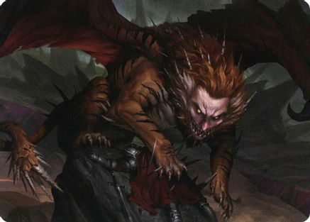 Manticore Art Card (ASAFR-006) - Art Series: Adventures in the Forgotten Realms