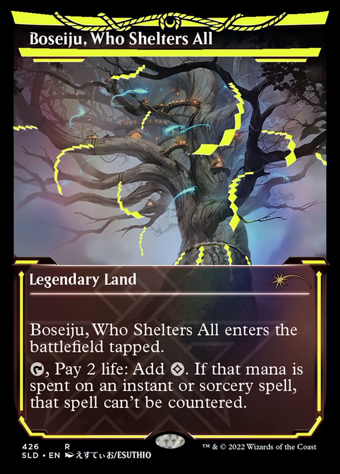 Boseiju, Who Shelters All (Neon Ink Yellow) [Secret Lair Drop Series] | The CG Realm