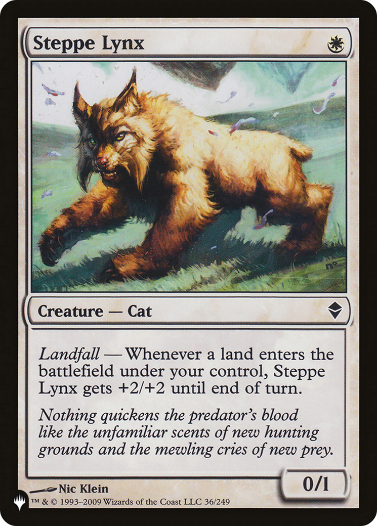 Steppe Lynx [The List] | The CG Realm