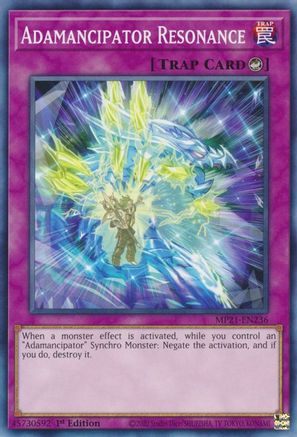 Adamancipator Resonance (MP21-EN236) - 2021 Tin of Ancient Battles 1st Edition