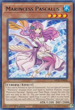 Marincess Pascalus (MP21-EN038) - 2021 Tin of Ancient Battles 1st Edition