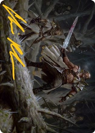 Tovolar, Dire Overlord Art Card (05/81) (Gold-Stamped Signature) (ASMID-005) - Art Series: Innistrad: Midnight Hunt