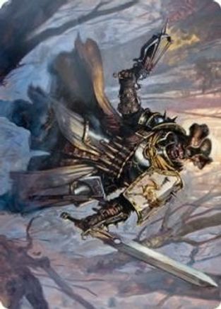 Brutal Cathar Art Card (ASMID-013) - Art Series: Innistrad: Midnight Hunt