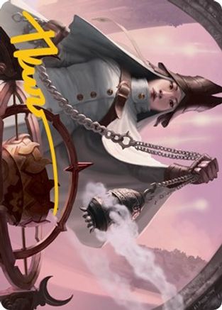 Celestus Sanctifier Art Card (Gold-Stamped Signature) (ASMID-016) - Art Series: Innistrad: Midnight Hunt